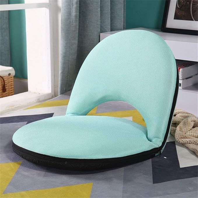 Adjustable Floor Chair Padded Gaming Chair with Back Support Foldable Meditation Chair Tatami Couch-beds for Indoor Floor Leisure Reading Watching Gaming(#2)