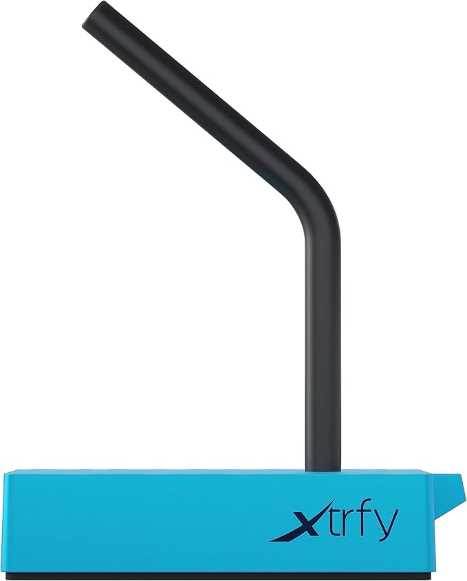 Xtrfy B4 Mouse Bungee for Greater Playing Comfort Flexible Cable Holder for Gaming Mouse Stable Base Non-Slip Underside Practical and Compact Miami Blue