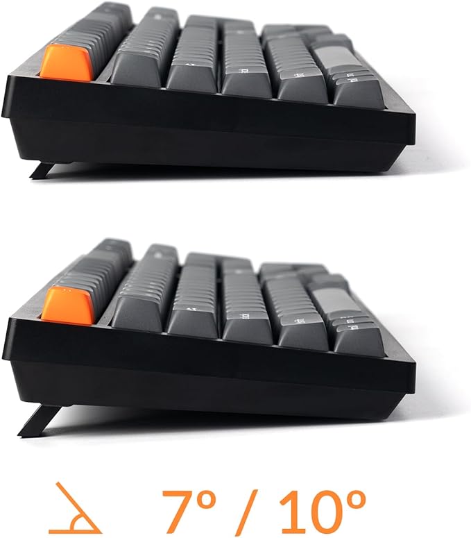 Keychron K8 Max QMK Wireless Custom Mechanical Keyboard Hot Swappable TKL 80% Layout Bluetooth/2.4G/USB-C Programmable Aluminum Frame Super Banana Switch NKRO Gaming Keyboard for Mac/Windows