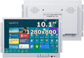 1pc Open Frame Style White Color 10.1 Inch 1280x800 Metal Touch Monitor with AV BNC VGA HDMI USB Interface(Capacitive Touch)