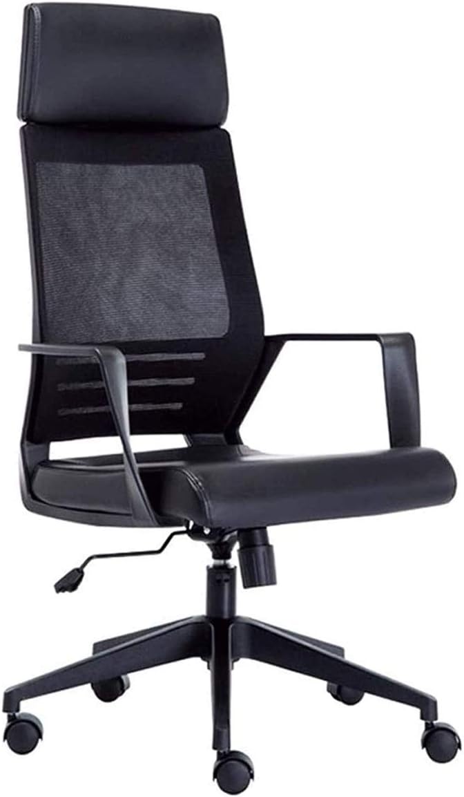 Office Chair Gaming Chair Computer Chair Executive Adjustable Office Chair Ergonomic Computer Chair Ergonomic Backrest Swivel Chair (Color : Svart)