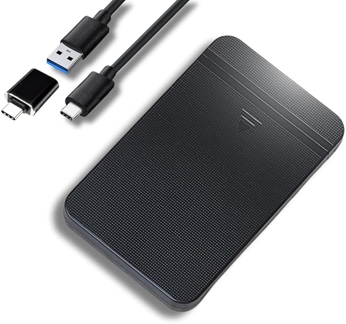 Portable 500GB External Hard Drive - USB 3.0 &amp USB C for PC Mac PS5 (Storage Only) PS4 Phone (Android and iPhone 15/16/17) &amp Xbox - Ultra Fast