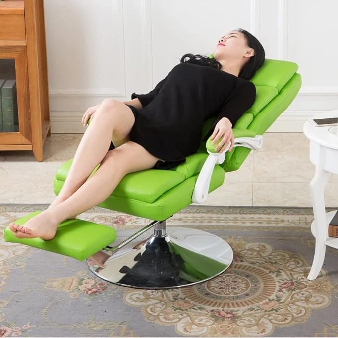 Office Chair Gaming Chair Computer Chair Beauty Chair Reclining Makeup Seat Waist Massage Soft Stool Household Lift Swivel Chair with Footrest Computer Seat