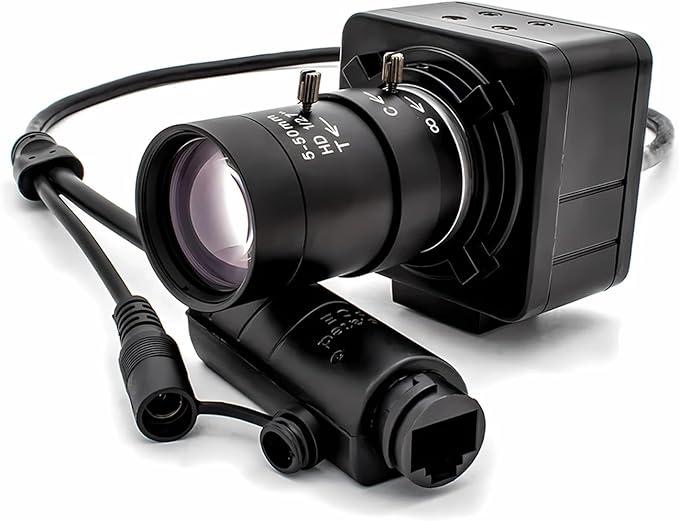 4K MINI Type IP Camera 50mm Varifocal Lens for POE NVR System Indoor Home P2P System Video Surveillance Webcam