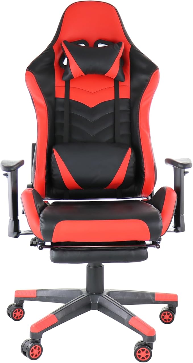 GF-2002 Gaming Chair Black &amp Red