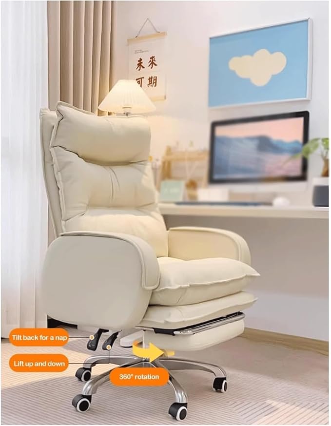 Office Chair Gaming Chair Swivel Computer Chairs Video Game Chairs Ergonomic Office Chair Comfortable Desk Chairs Study Backrest Chair Comfortable