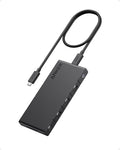 Anker USB C Hub (10-in-1) Dual Monitor with 4K HDMI Max 100W Power Delivery Dual 4K HDMI Ports 4 USB-A/USB-C Data Ports Ethernet and SD Card Reader for Dell Laptop ThinkPad and More