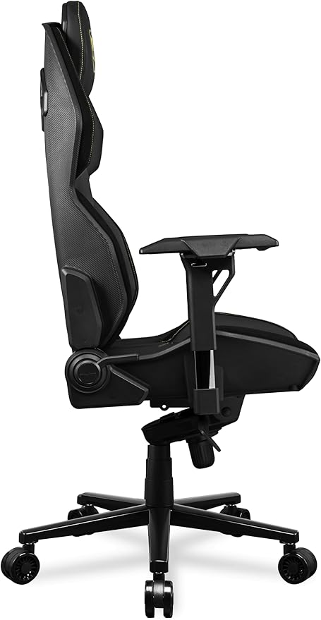 COUGAR Hotrod Royal Gaming Chair Multi-Zone Backrest External FRP Shell for Optimum Support Premium Hyper-Dura Leatherette 4D Armrest and Class 4 Gas Cylinder