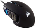 Corsair Scimitar RGB Elite Wired MOBA/MMO Gaming Mouse – 18000 DPI – 17 Programmable Buttons – iCUE Compatible – PC Mac PS5 PS4 Xbox – Black