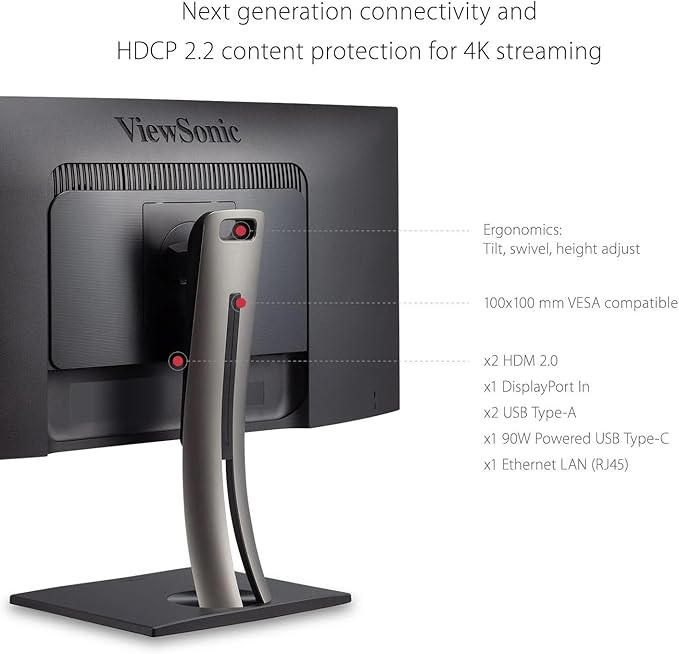 ViewSonic VP3481A 34-inch 3440 x 1440 100Hz 5ms UWQHD IPS Ultrawide Premium Monitor Bundle with Dock ColorPro Ethernet HDMI DisplayPort USB-C