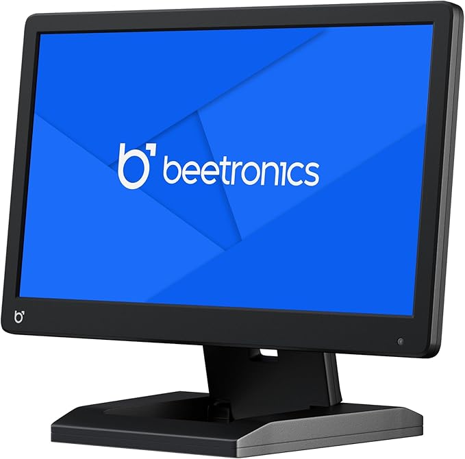 Beetronics 13 Inch Professional Monitor – Full HD 1080p IPS Display | High-Performance Durable Plastic Housing | HDMI VGA BNC RCA Inputs | Matte Screen 24/7 Operation Wide Viewing Angles | 13HD7