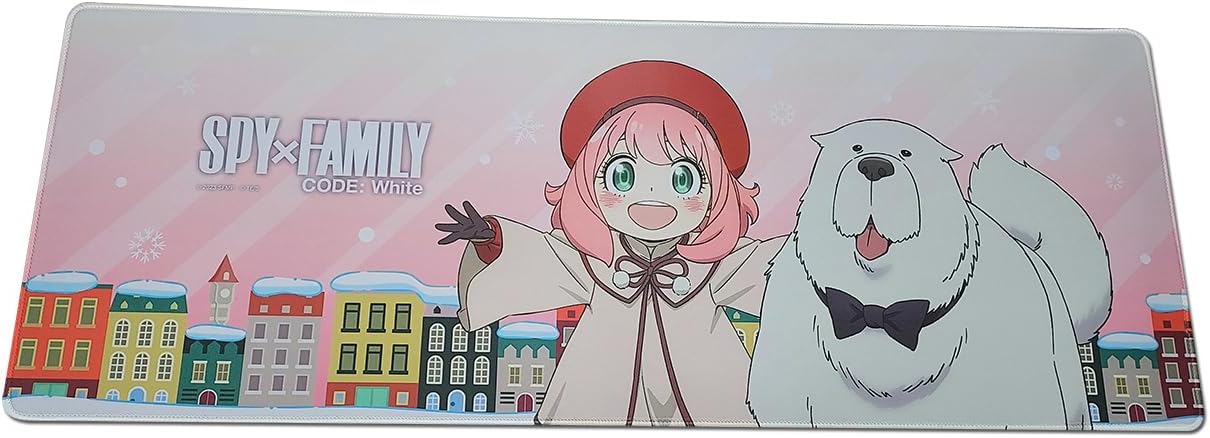 Spy X Family Code: White - Anya Forger and Bond Forger Mouse Pad