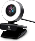 PC Webcam for Streaming HD 1080P 960A USB Pro Computer Web Camera Video Cam for Mac Windows Laptop Conferencing Gaming Webcam with Ring Light &amp Microphone