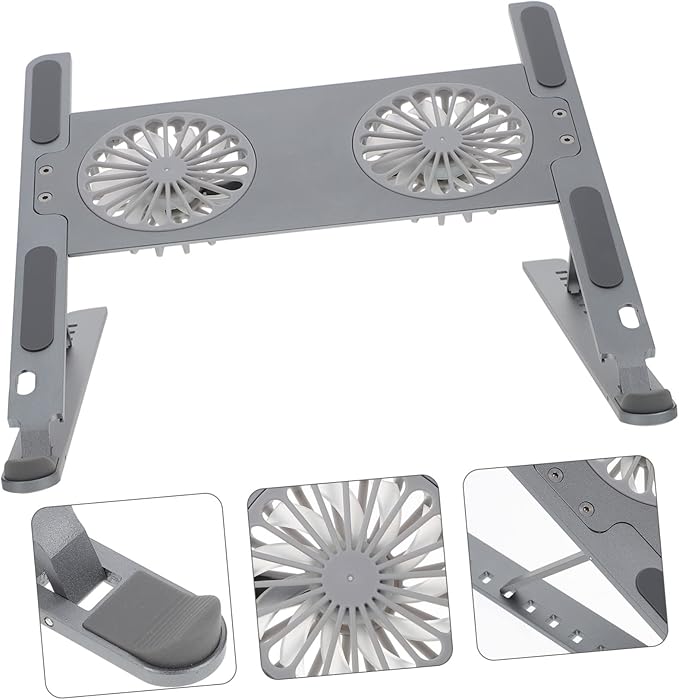 Gadpiparty Gaming Laptop Cooling Bracket High Wind Volume High Rotation Speed Gear Height Adjustment