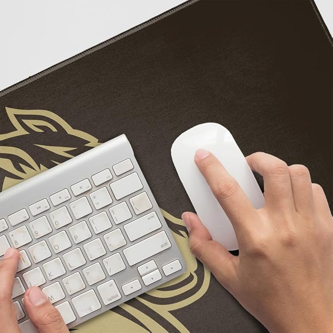 Southwest Minnesota State University Primary Logo Large Gaming Mouse Pad Desk Mat with Stitched Edges Non-Slip Base for Gamer Home and Office 31.5 x 15.7