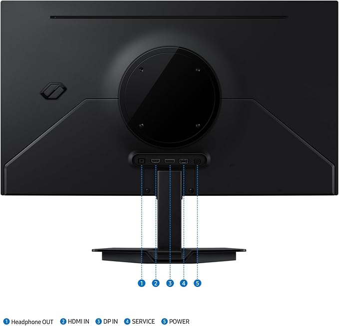 Samsung 27” Odyssey OLED G5 (G50SF) QHD &amp QD-OLED Gaming Monitor 180Hz Refresh Rate 0.03ms (GtG) Response Time NVIDIA G-Sync Compatible AMD FreeSync™ LS27FG500SNXZA