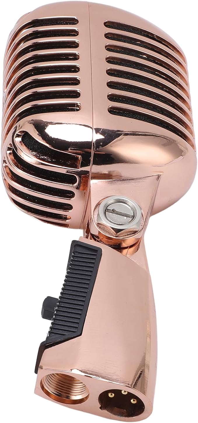 Dynamic Microphone Cardioid Noise Microphone for the Performance of the KTV Stage (Rose Gold)
