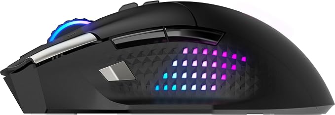 msi Versa PRO W Gaming Mouse 26000 DPI 70M+ Clicks OMRON Optical Micro Switch Optical Sensor Ergonomic Ambitextrous Hand Design RGB Light