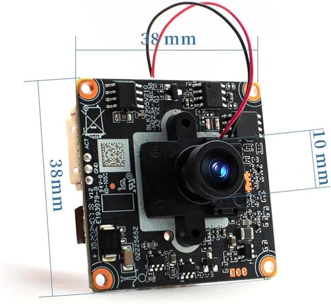 3 4 5 8MP DIY IP Camera Module H265 Video Surveillance Low Illumination Webcam Board with 2mm Wide Angle Lens