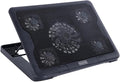 GALPADA Laptop Cooling Stand 5 Fans USB Cooler Base with Adjustable Support Anti-Skid Design for Gaming and Office Laptops Black