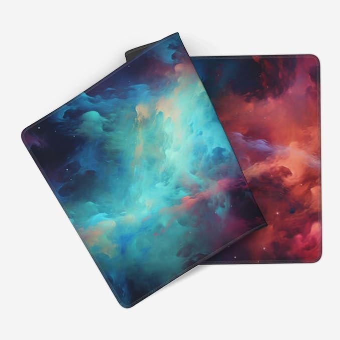 AQQA 3XL Huge Mouse Pads Oversized (48x24) - Extra Large Gaming XXXXL Mouse Pad for Full Desk - Mousepad with Stitched Edges Non-Slip Rubber BaseDesk Mat for LaptopComputer &amp PCStarry Space