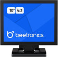 Beetronics 10 Inch Full HD IPS Monitor - Professional Industrial-Grade Display | HDMI VGA BNC RCA Inputs | Durable Metal Housing Matte Screen 4:3 Aspect Ratio Wide Viewing Angle - 10VG7M