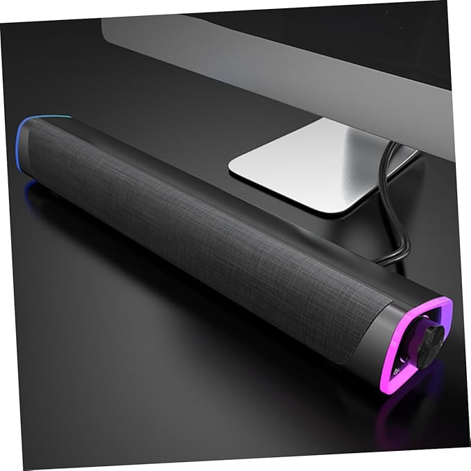 Mikikit Soundbar for Dual Horns Design Immersive Experience Compact Audio Speaker Smart Soundbar