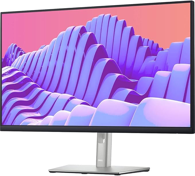 Dell P2722H Monitor Bundle 27 Inch Full HD IPS Display Height Adjustable Stand HDMI DisplayPort USB Hub Office Business Computer Screen + HDMI Cable + Cleaning Kit