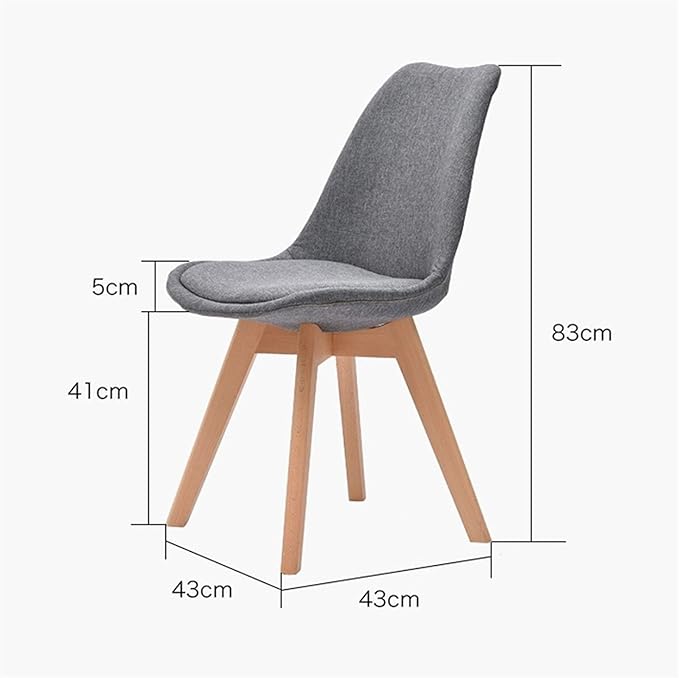 Mlaea Racing Gaming Club Chair Classroom Dormitory Hotel Chair with Back Support Home Office Desk Chair Wood Legs 43 * 43 * 83CM(Color:#1)