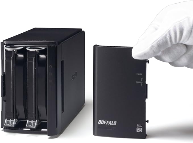 Buffalo Mirror Ring USB3.0 0 with 2 External hard drive HD - wlu3/R1 Series