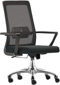 Office Chair Ergonomic Computer Desk and Chair Office Chair High Back Mesh Gaming Chair Lift Swivel Chair Work Chair Game Chair Chair (Color : Black) Needed