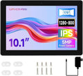 10.1inch 1280×800 Industrial HMI All-in-one Touch Display for Raspbery Pi Supports Dual 4K HDMI Output 10-Point Touch Optical Bonding Aluminum Alloy Case Raspbery Pi 4-2GB Included