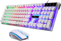 zhanghong Gaming Keyboard and Mouse Set LED Backlit Keyboard and Wired Mouse for PC Computer Gamer Laptop PC Computer Game and Work