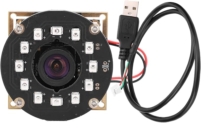 HD USB Camera Module 1MP Small Tiny Focusable Webcam with IR Web Interface and OV9726 - Manual Focus Wide Compatibility Industrial Use