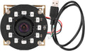 1MP USB Camera Module with OV9281 Sensor 100° Wide Angle Manual Focus - Clear HD Imaging Multi - System Compatible Small Tiny Webcam for Industry &amp Embedded Use