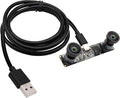 SVPRO 1200P 60fps Global Shutter USB Camera with Dual M12 Lens 3D Stereo Wide Angle Computer Vision Industrial Face Recognition Camera for WindowsLinuxAndroidMacOSRaspberry Pi