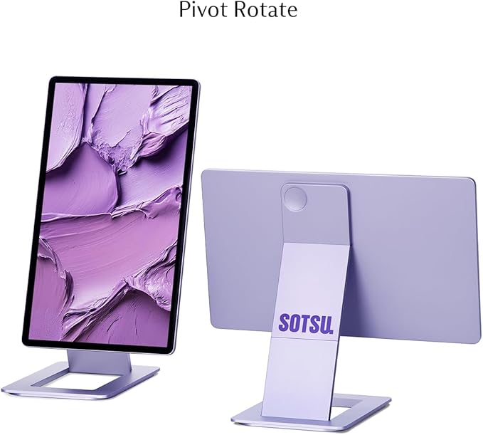SOTSU FlipAction Touch 14 Premium Portable Monitor | FHD IPS 10-Point Touchscreen | 400 Nits | 100% sRGB | Pivoting Second Screen | USB-C &amp Mini HDMI | for Windows Android &amp Samsung DeX
