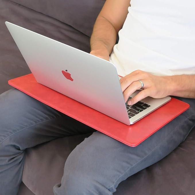 RF Reducing Laptop and Surface Pad – RF Blocking Liner Reduces High Frequency Radio and Electric Fields by 99% (Red)