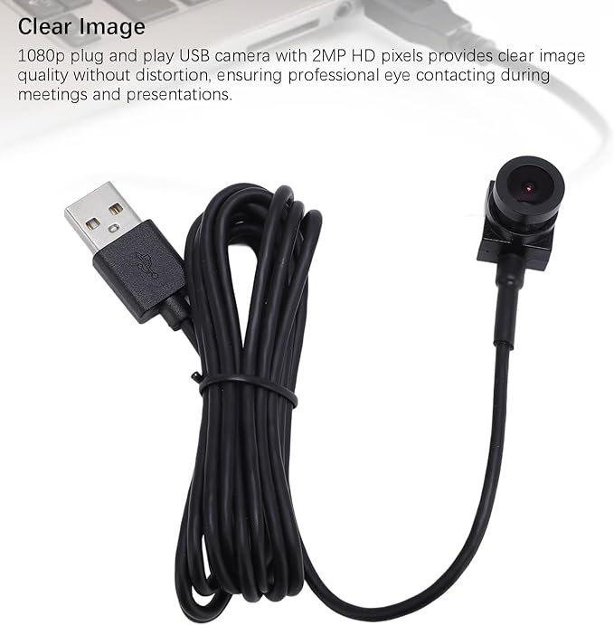1080P Full HD Webcam with Built in Mic and Auto Focus Clear Audio Protable PC Camera Webcam Plug and Play for WinXP OS X