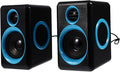 Veemoon Mini USB 2.0 Mini Speaker for Laptop and Desktop Computer Compact Surround Sound Box with Dc 5v Power Home Office Computer Speaker for Audio Playback