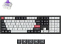Keychron Q6 HE Wireless Custom Mechanical 100% Full Keyboard 2.4 GHz/Bluetooth/Wired QMK Rapid Trigger Hot-Swappable Programmable Gateron Double-Rail Magnetic Switches for Mac Windows Carbon Black