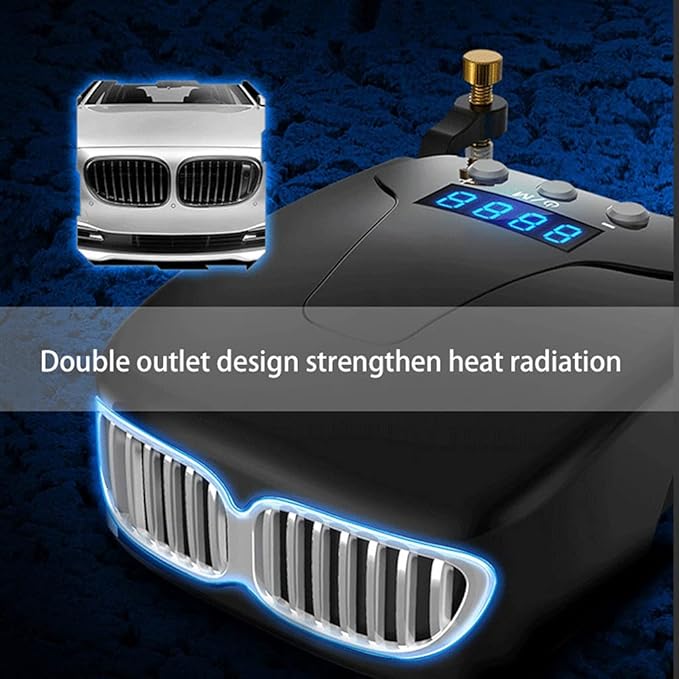 Laptop Cooling Vacuum Fan External Silent Ice Notebook Cooler Digital Display Adjustable Smart Model Cooler