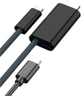 PRO USB Type-C HDMI 8K Compatible with Motorola Moto G Power (2024) +100W Power Support Cable at Full 8k 7680x4320@30Hz/4k 2160p@60Hz [Thunderbolt 3/4] Black