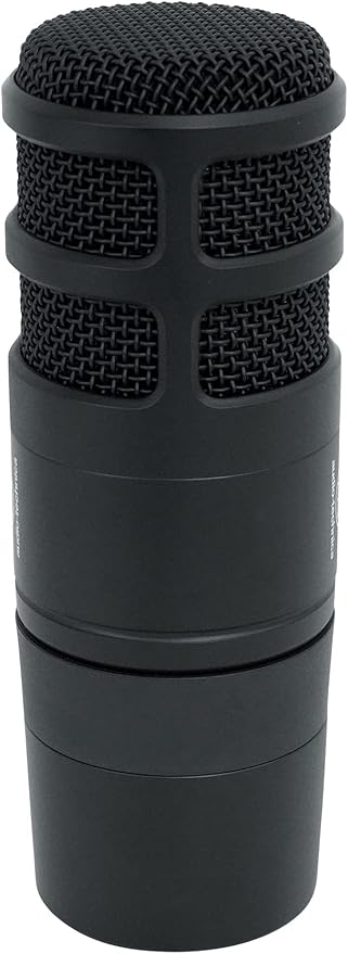 Audiosavings Bundle: Audio Technica AT2040 Hypercardioid Dynamic Broadcast/Podcast Microphone Mic Bundle with Rockville PRO-M50 Studio Headphones w/Detachable Coil Cable Case+Extra Ear Pad (2 Items)