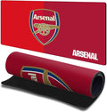 Head Case Designs Officially Licensed Arsenal FC Full Color Crest Logo &amp Patterns 23.62 x 11.81 x 0.12 inches (600 x 300 mm) - L Gaming Office Desk PC Keyboard Mouse Mat Pad
