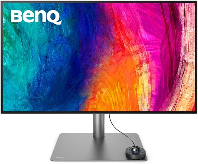 BenQ PD3220U Thunderbolt 3 Monitor for MacBook 32 Inch 4K IPS UHD AQCOLOR 100% sRGB &amp Rec.709 95% P3 DeltaE≤3 Pantone Factory Calibration USB Hub USB-C (85W) Daisy Chain KVM Switch
