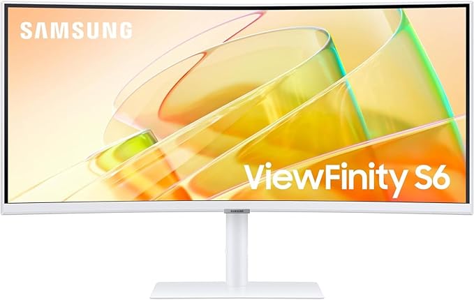 Samsung 34 ViewFinity S65TC Ultra-WQHD 100Hz AMD FreeSync HDR10 Curved Monitor Bundle with Deco Gear Wired Gaming Mouse + Large Extended Pro Gaming Mouse Pad Water Resistant