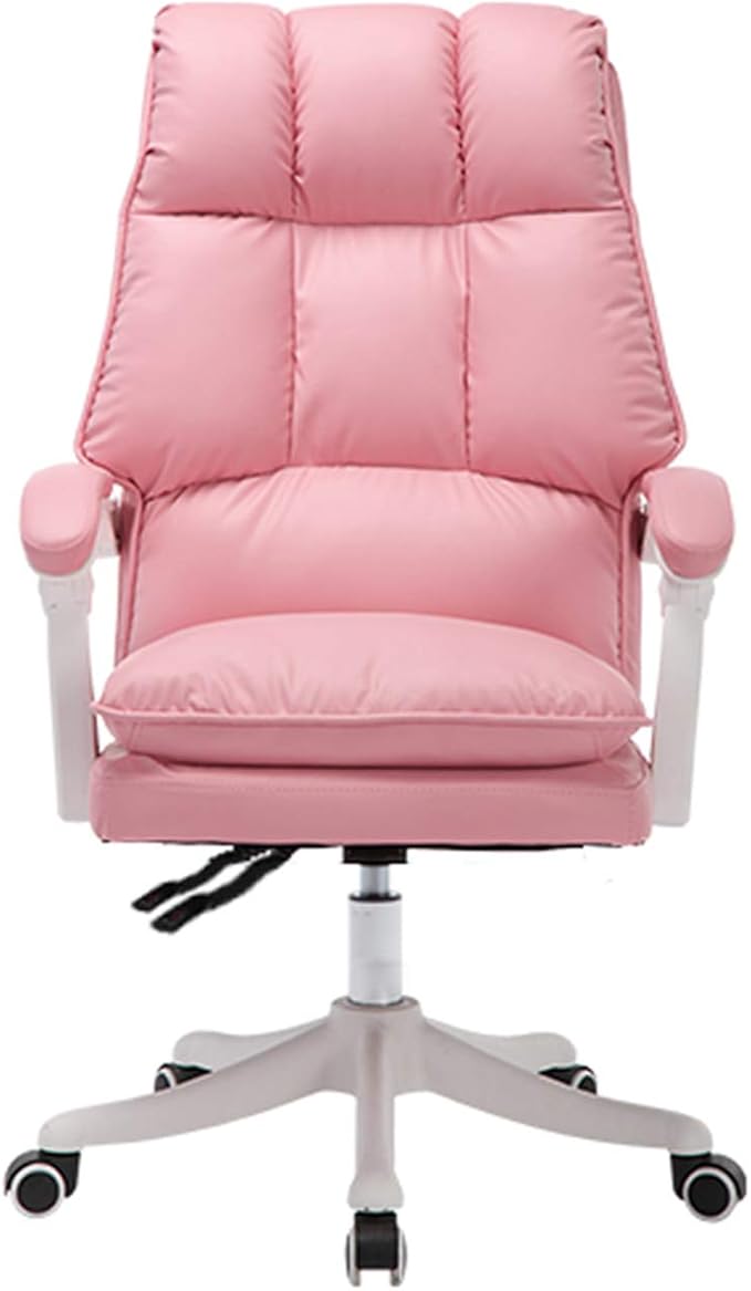 Desk Chair Massage Gaming Chair with Adjustable Armrests Support Rotation Seat for Sitting Room Reading Room Clothing Store(Size:42 * 72-108CMColor:Pink)