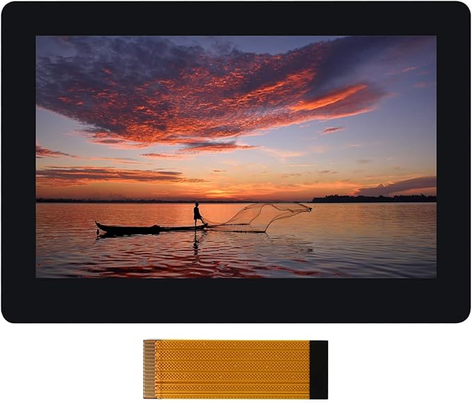 waveshare 5inch DSI Touch Display for Raspberry Pi 4B/3B+/3A+/3B/2B/B+/A+ Thin &amp Light Touch Screen 800×480 Resolution IPS Display Support 5-Point Capacitive Touch