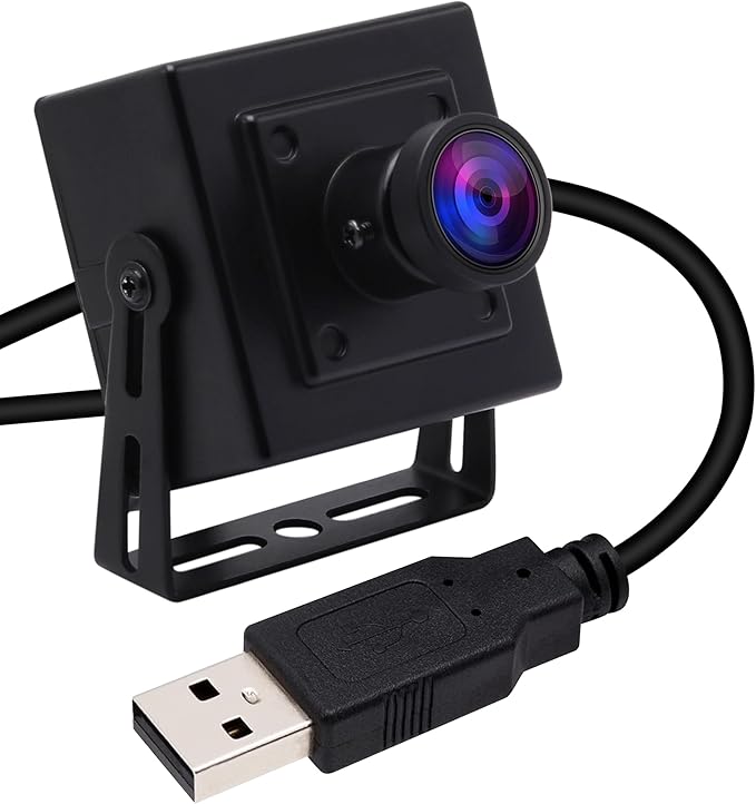 SVPRO 5MP USB Camera Wide Angle Fisheye Webcam with Aptina MI5100 Sensor 2592x1944 HD Box Camera Embedded for Industrial Machine Vision USB PC Cam for Computer Laptop